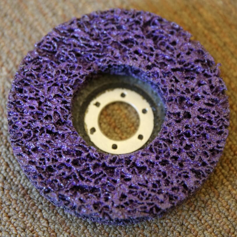 Clean and strip quick change disc_ 125mm_ purple